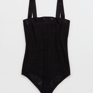 American Eagle Outfitters Black Lace Bodysuit